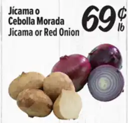 El Super Jicama or Red Onion offer