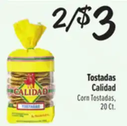 El Super Calidad Corn Tostadas offer