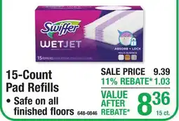 Menards 15-Count Pad Refills offer