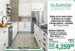 Menards Kitchen Cabinets offer