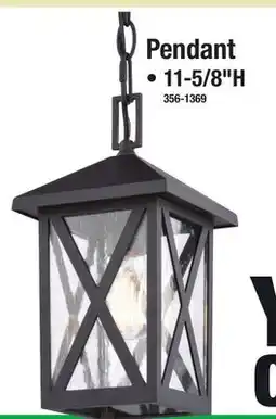 Menards Pendant offer
