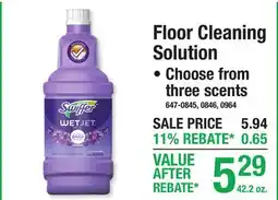Menards Floor Cleaning Solution offer