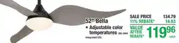 Menards 52 Bella offer