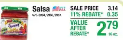 Menards Salsa offer