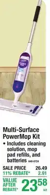 Menards Multi-Surface PowerMop Kit offer