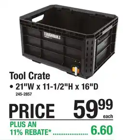 Menards Tool Crate offer