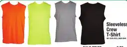 Menards Sleeveless Crew T-Shirt offer