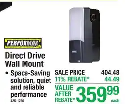 Menards Direct Drive Wall Mount offer