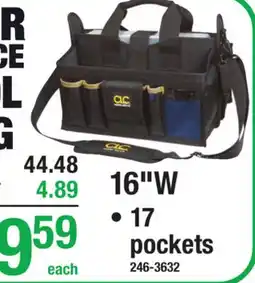 Menards 16W Tool Bag offer