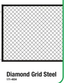 Menards Diamond Grid Steel offer