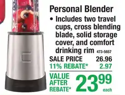 Menards Chefman Personal Blender offer
