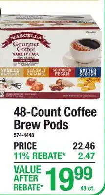 Menards Marcella 48-Count Coffee Brew Pods offer