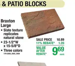 Menards Braxton Large offer