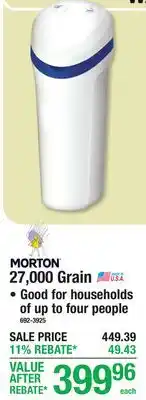 Menards 27,000 Grain offer