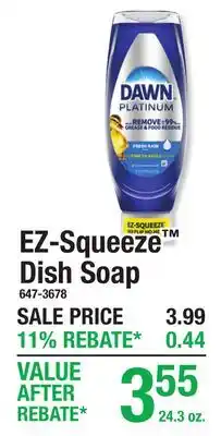 Menards EZ-Squeeze Dish Soap offer