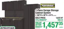 Menards 7-Piece Garage Storage Cabinet System offer