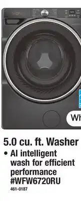 Menards 5.0 cu. ft. Washer offer