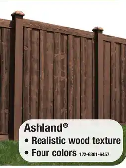 Menards Ashland LOW MAINTENANCE FENCE PANELS offer