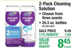 Menards 2-Pack Cleaning Solution offer