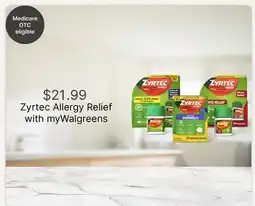Walgreens Zyrtec Allergy Relief offer