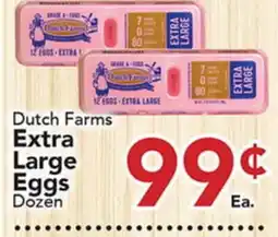 Eurofresh Market Dutch Farms Extra Large Eggs offer