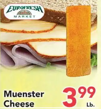 Eurofresh Market Muenster Cheese offer