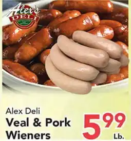 Eurofresh Market Alex Deli Veal & Pork Wieners offer