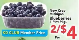 Eurofresh Market New Crop Michigan Blueberries offer