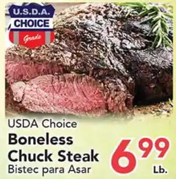 Eurofresh Market USDA Choice Boneless Chuck Steak offer
