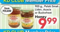 Eurofresh Market 900 g, Polski Smak Liden, Acacia or Buckwheat Honey offer