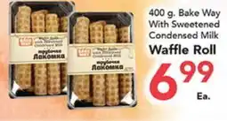 Eurofresh Market 400 g. Bake Way With Sweetened Condensed Milk Waffle Roll offer
