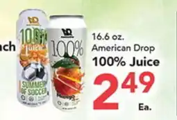 Eurofresh Market 16.6 oz. American Drop 100% Juice offer