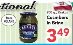 Eurofresh Market Krakus Cucumbers In Brine offer