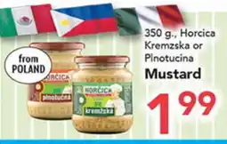 Eurofresh Market 350 g., Horcica Kremzka or Pinotucina Mustard offer