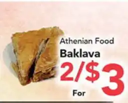 Eurofresh Market Athenian Food Baklava offer