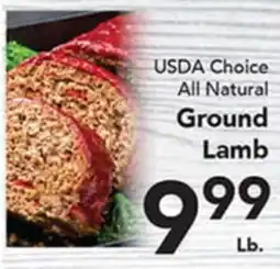Eurofresh Market USDA Choice All Natural Ground Lamb offer