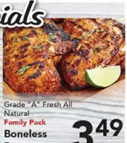 Eurofresh Market Grade A Fresh All Natural Family Pack Boneless offer
