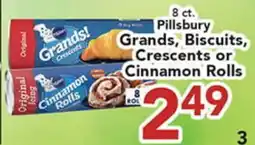 Eurofresh Market Pillsbury Grands, Biscuits, Crescents or Cinnamon Rolls offer