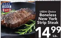 Eurofresh Market USDA Choice Boneless New York Strip Steak offer