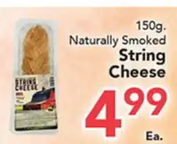Eurofresh Market 150g. Naturally Smoked String Cheese offer