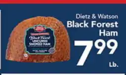 Eurofresh Market Dietz & Watson Black Forest Ham offer