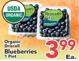 Eurofresh Market Organic Driscoll Blueberries offer