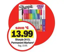 Meijer Sharpie 24 Ct. Permanent Markers offer