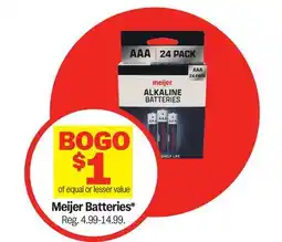 Meijer Meijer Batteries offer