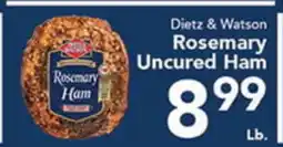 Eurofresh Market Dietz & Watson Rosemary Uncured Ham offer