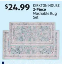 Aldi KIRKTON HOUSE 2-Piece Washable Rug Set offer