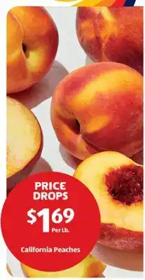 Aldi California Peaches offer