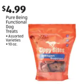 Aldi Pure Being Functional Dog Treats offer