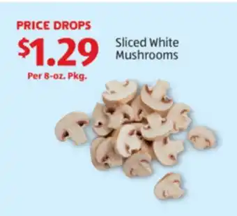 Aldi Sliced White Mushrooms offer