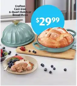 Aldi Crofton Cast-Iron 6-Quart Dutch or Bread Oven offer